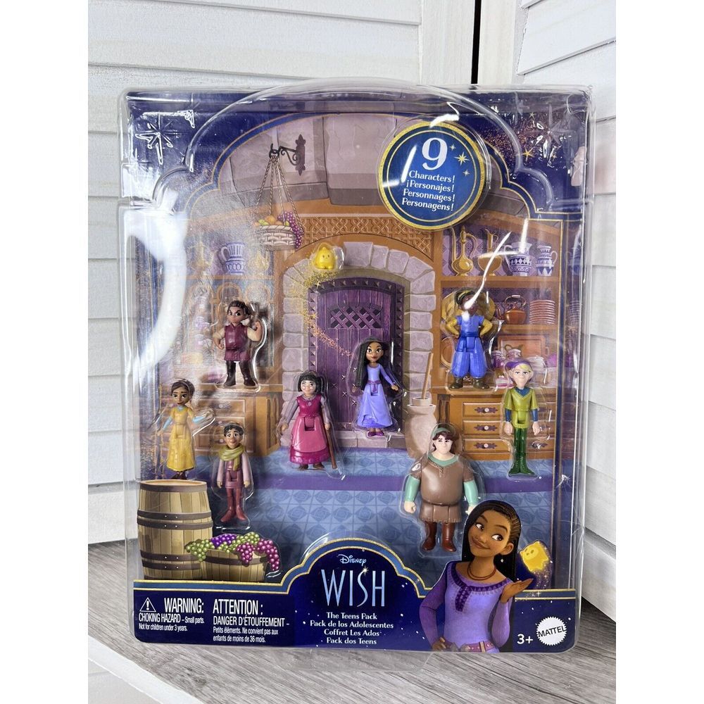 NEW Mattel 2023 Disney Wish The Teens Pack~9 Characters‎  **READ